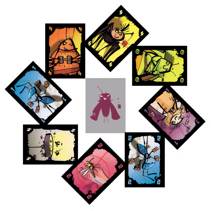 Party Games Juego - Polilla Tramposa Español Playing Card Game