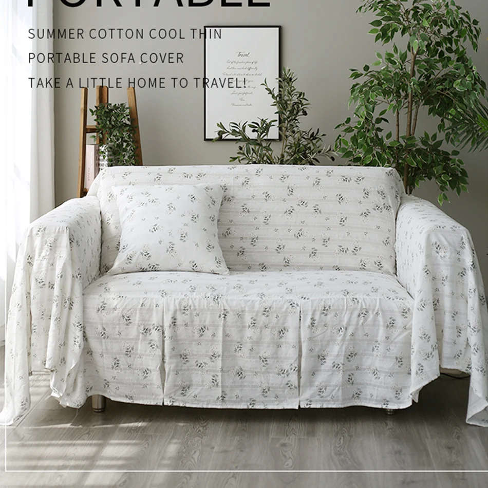Washer Toss Set - Korean-style Cotton Sofa Cover Blanket Sofa