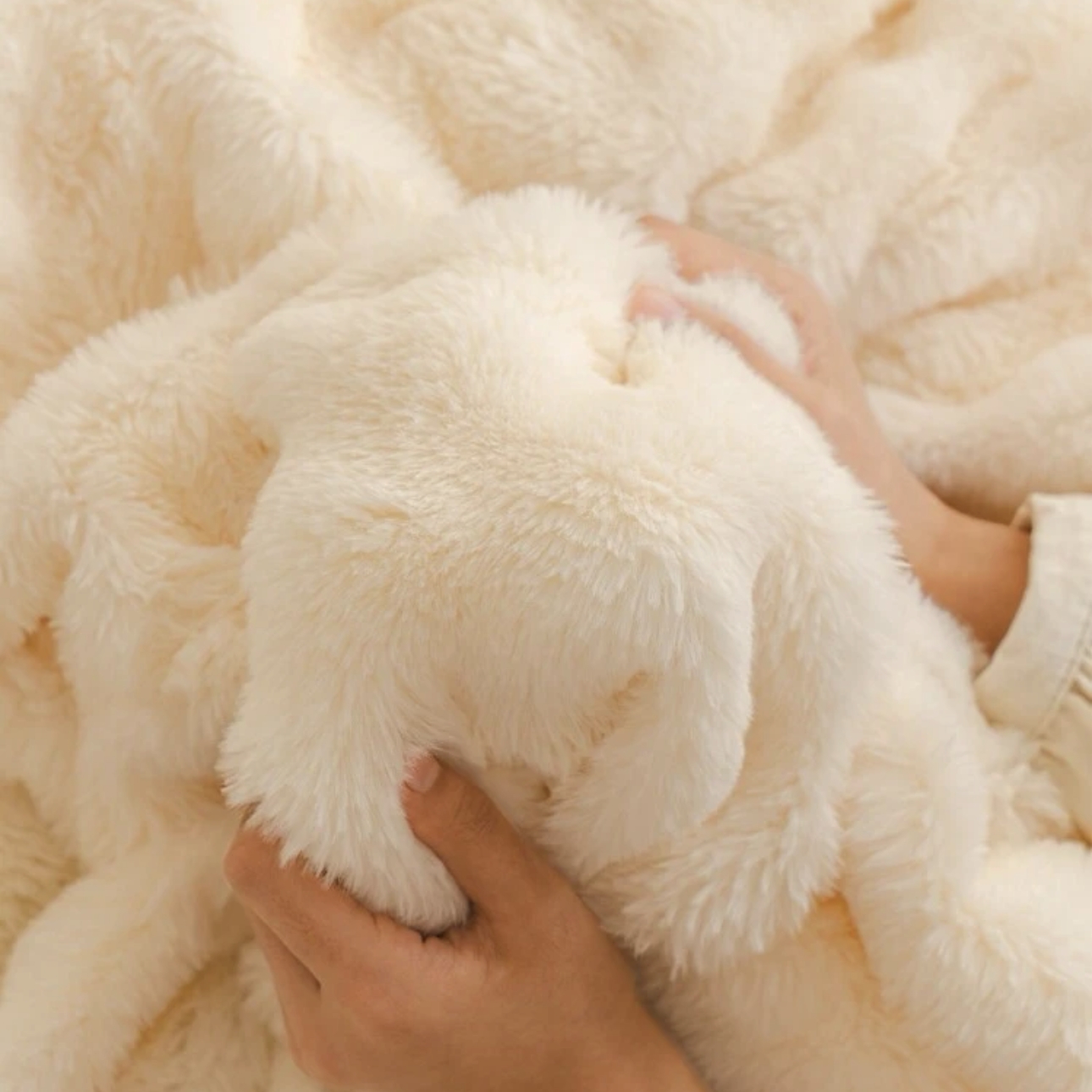 Bubble Imitation Fur Sofa Towe - Washer Toss Set avis et prix