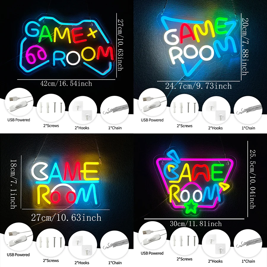 LED Light Up Sign For Bedroom, - Party Games Best avis et prix