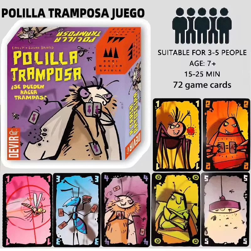 Polilla Tramposa Español Playi - Party Games Juego avis et prix