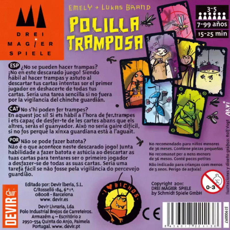 Polilla Tramposa Español Playi - Party Games Juego avis et prix