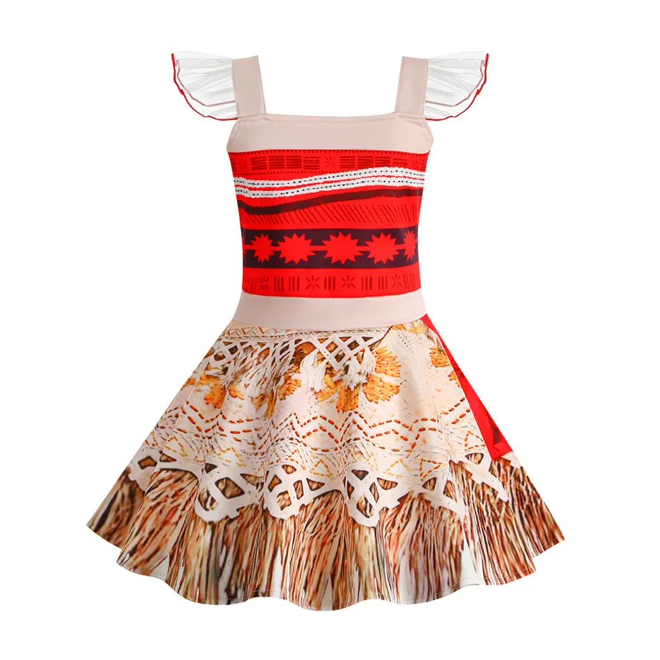 Princess Cosplay Moana Dress T - Party Games Moana avis et prix