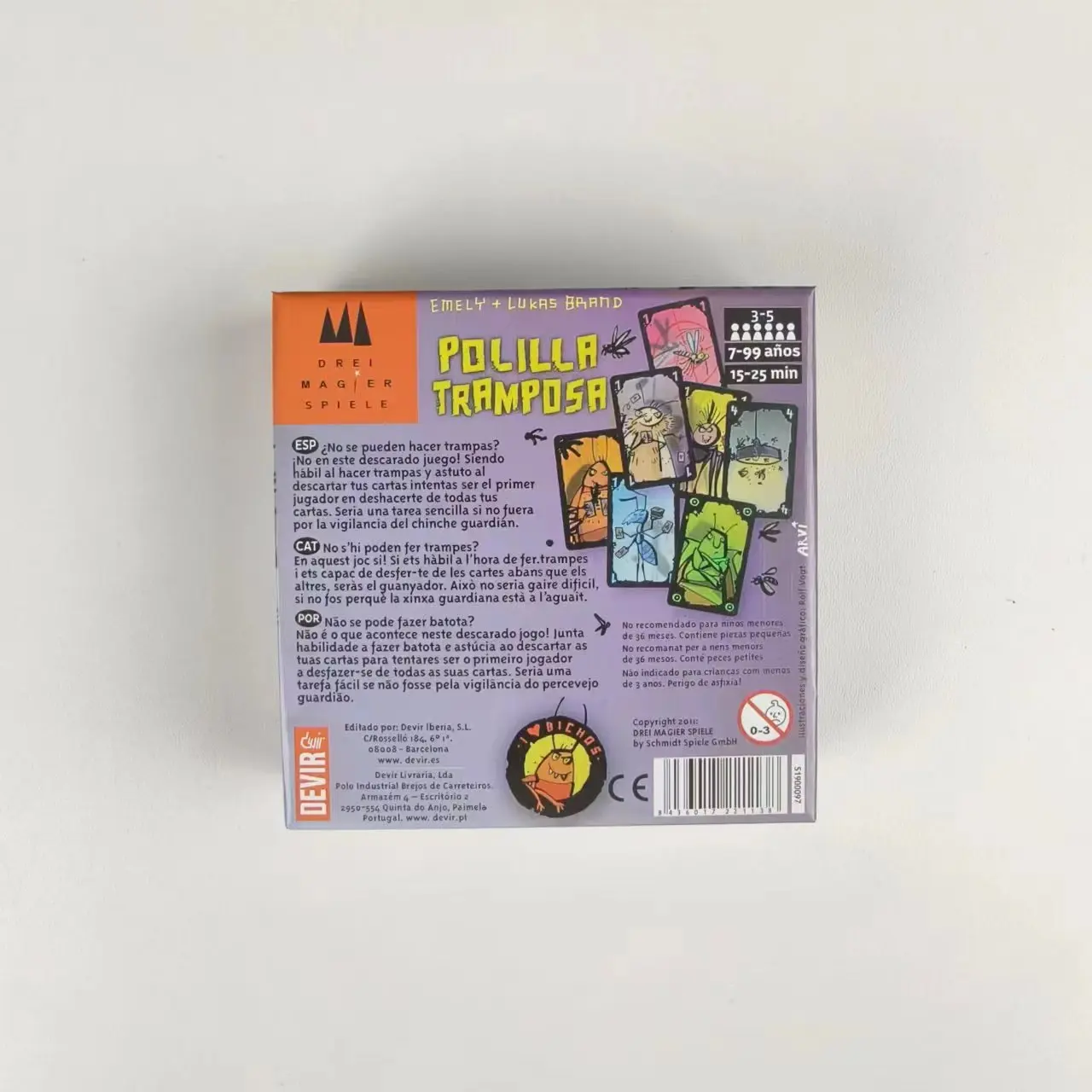 Cheating Moth Spanish Card Gam - Party Games Juego avis et prix