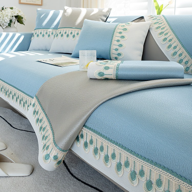 Ice Silk Sofa Cover Summer Coo - Washer Toss Set avis et prix