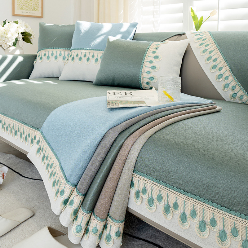 Ice Silk Sofa Cover Summer Coo - Washer Toss Set avis et prix