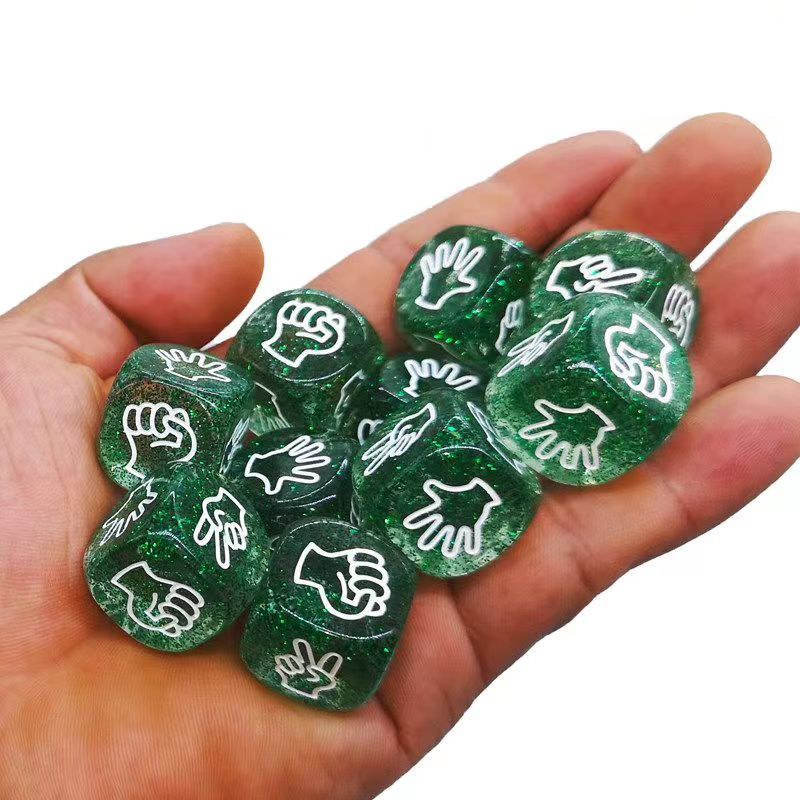 5PCS Rock Paper Scissors Dice  - Party Games Juego avis et prix