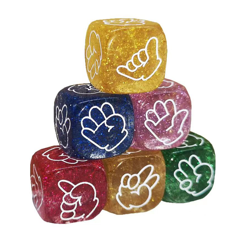 5PCS Rock Paper Scissors Dice  - Party Games Juego avis et prix