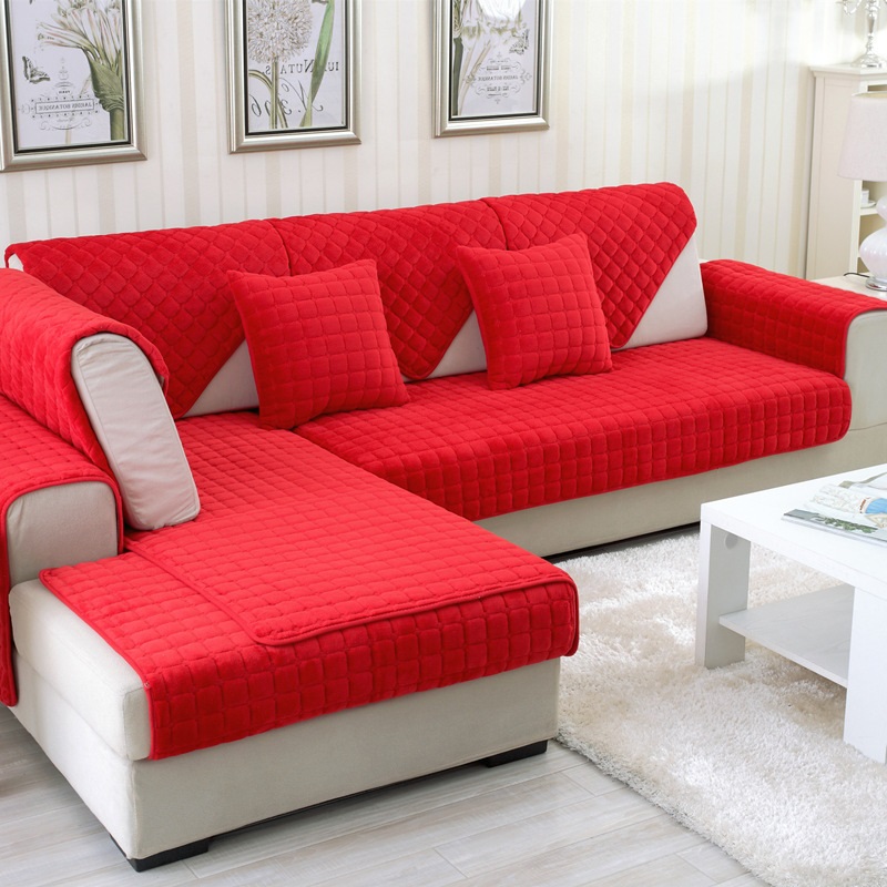 Thickened Flannel Sofa Cushion - Washer Toss Set avis et prix