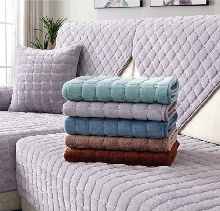 Thickened Flannel Sofa Cushion - Washer Toss Set avis et prix