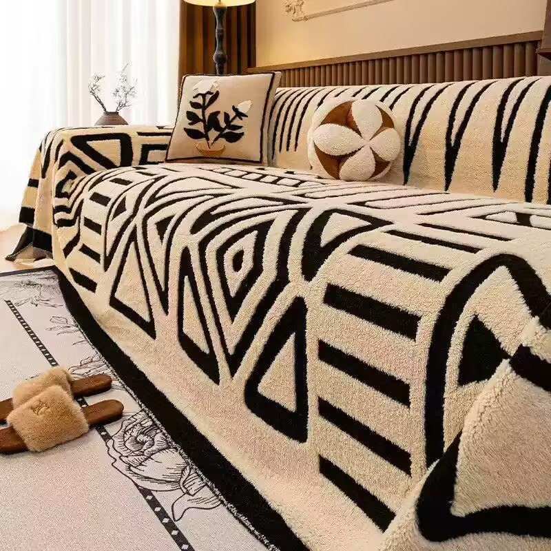 Polar Fleece Plush Sofa Cover  - Washer Toss Set avis et prix