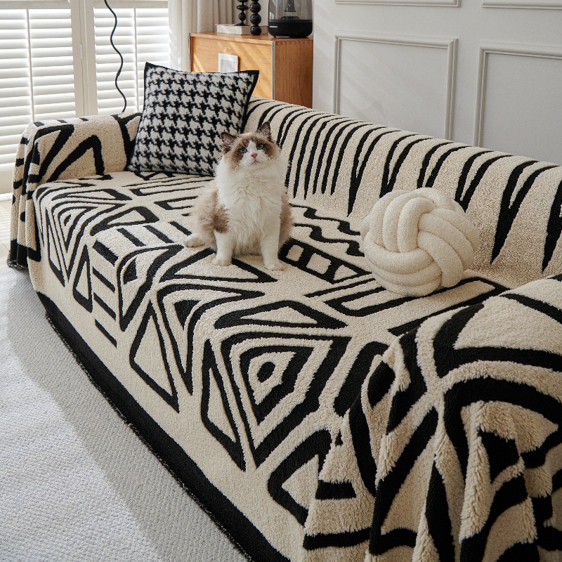 Polar Fleece Plush Sofa Cover  - Washer Toss Set avis et prix