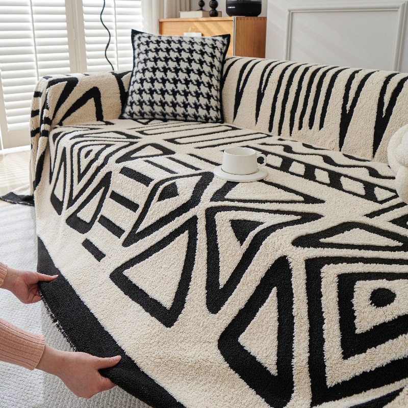 Polar Fleece Plush Sofa Cover  - Washer Toss Set avis et prix