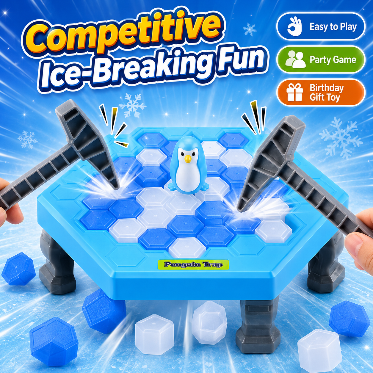 Penguin Breaking Ice Table Gam - Party Games Juego avis et prix