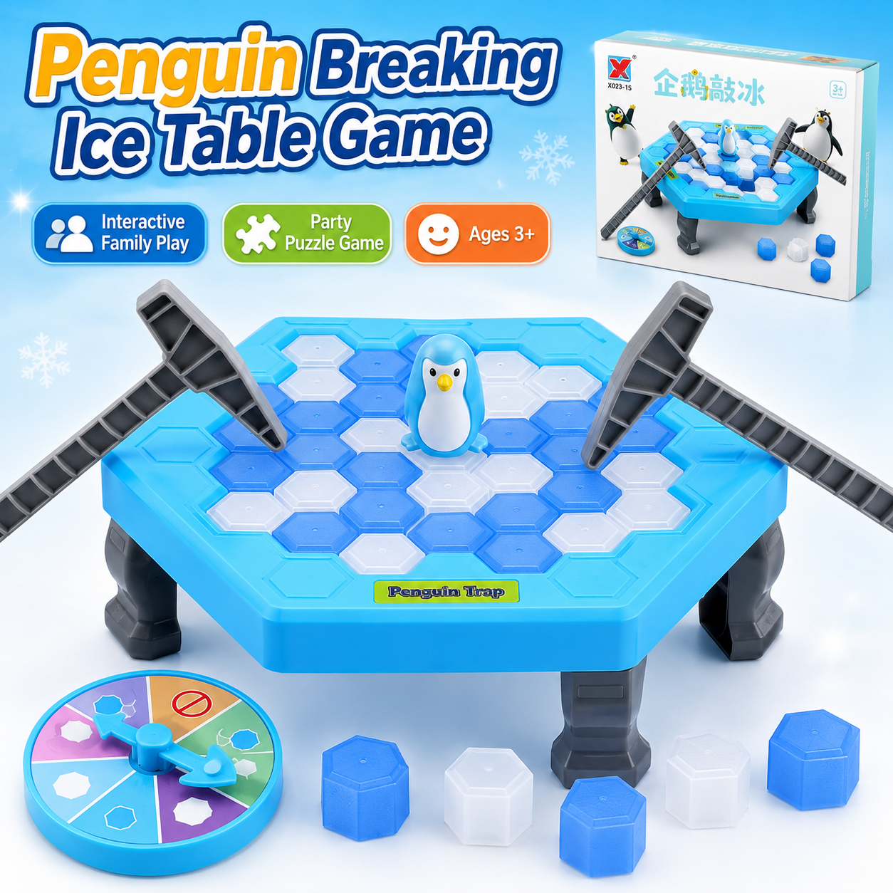 Penguin Breaking Ice Table Gam - Party Games Juego avis et prix