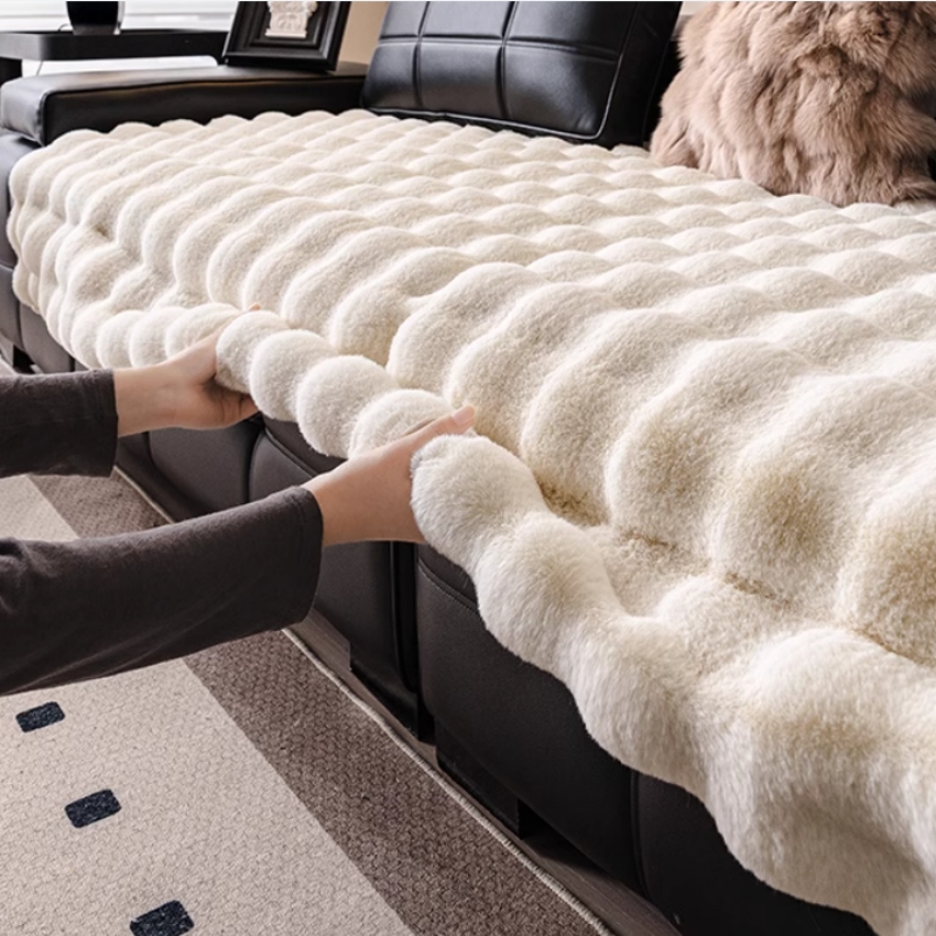 Faux Rabbit Fur Bubble Warm Pl - Washer Toss Set avis et prix