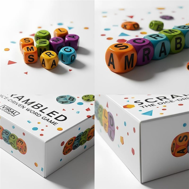 Best-Scrambled Dice Word Game  - Party Games Best avis et prix