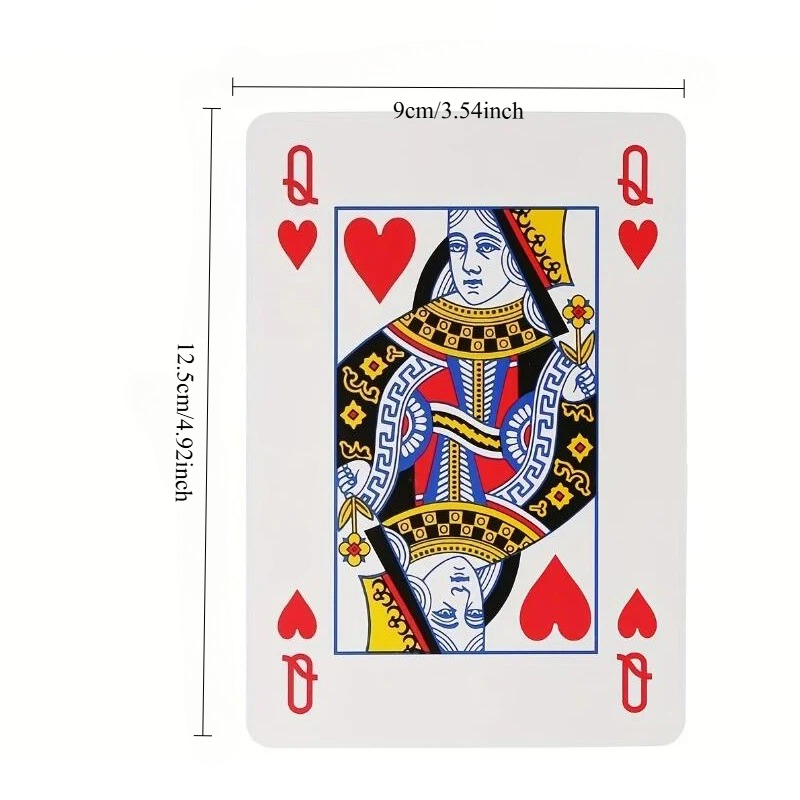 Oversized Playing Cards Jumbo  - Party Games Juego avis et prix