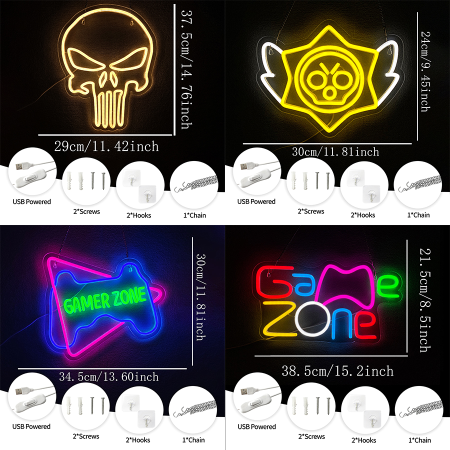 Game Zone Led Neon Sign, Stran - Party Games Best avis et prix