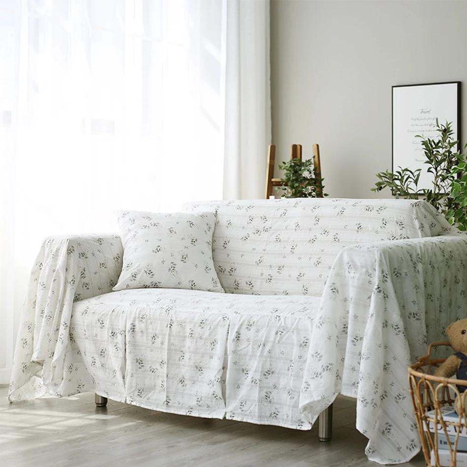 Korean-style Cotton Sofa Cover - Washer Toss Set avis et prix