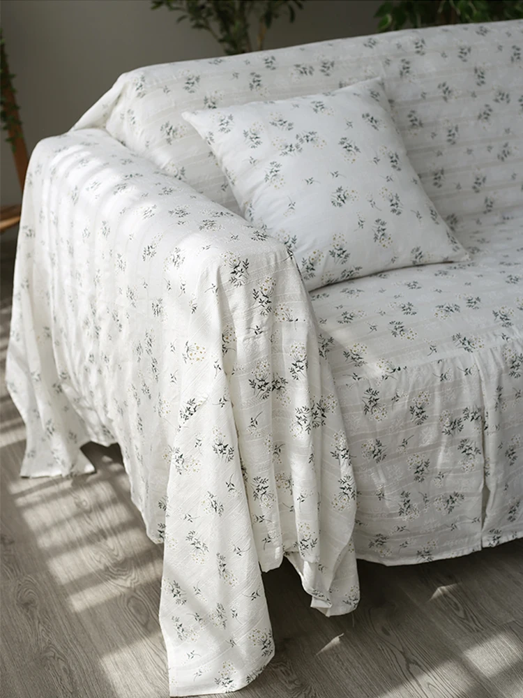 Korean-style Cotton Sofa Cover - Washer Toss Set avis et prix