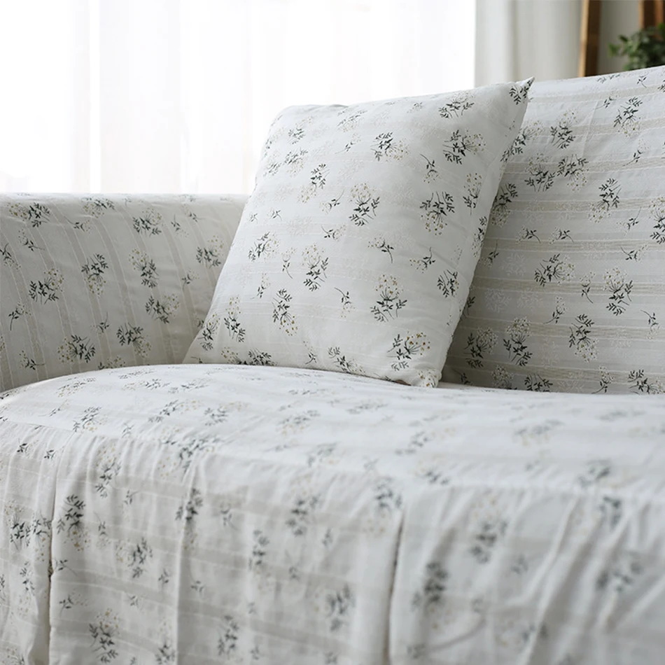 Korean-style Cotton Sofa Cover - Washer Toss Set avis et prix