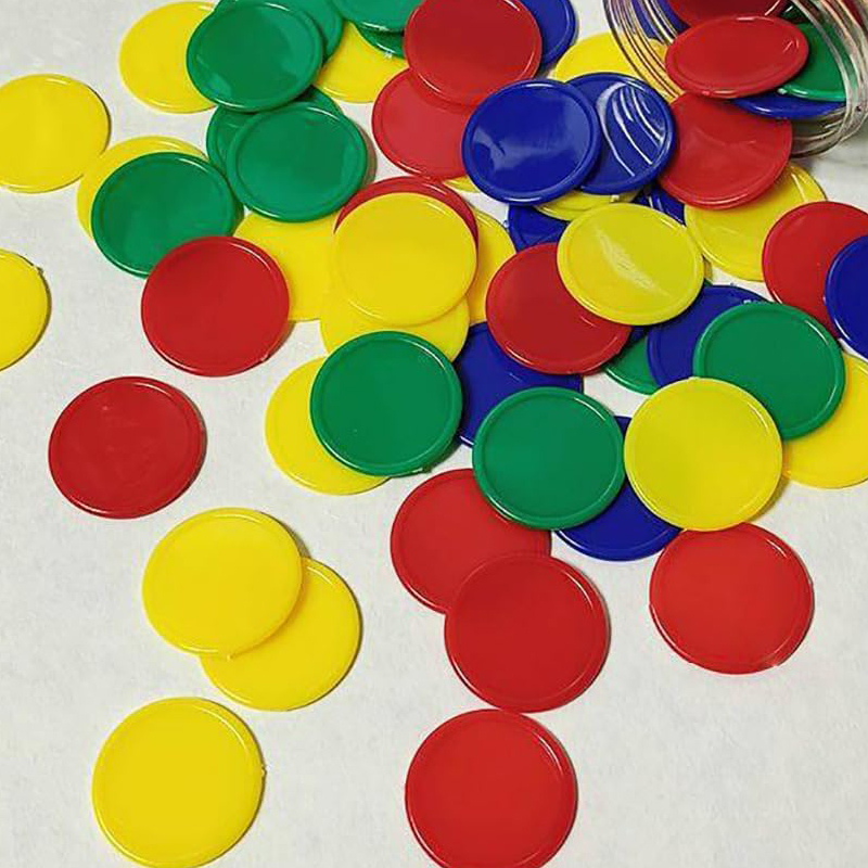 Plastic Bingo Markers Chips 4  - Party Games Juego avis et prix